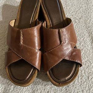 Leather sandal